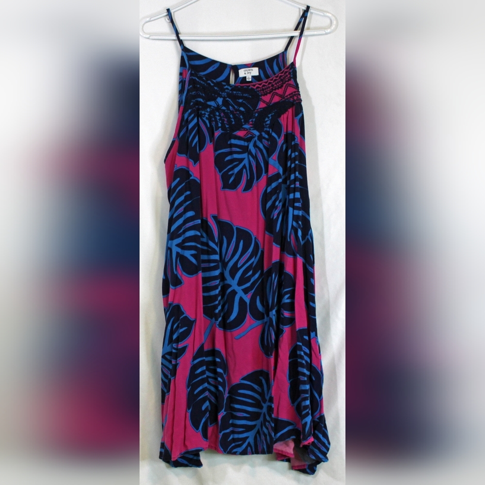Tropical vacation flowy dress